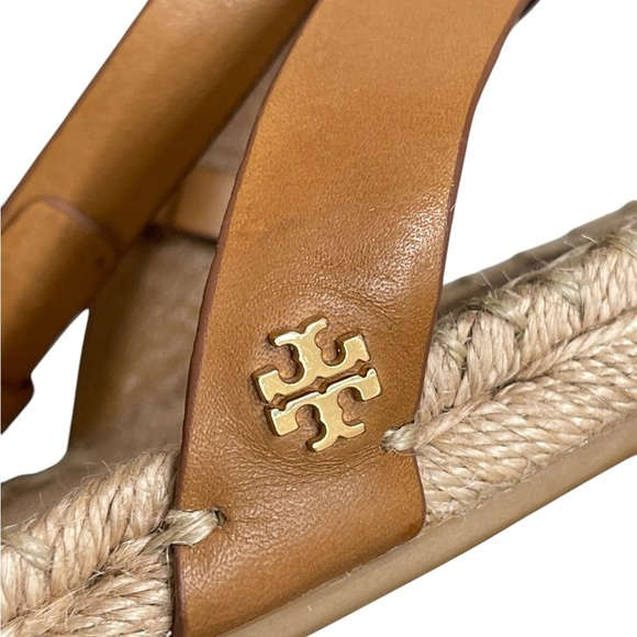 TORY BURCH Elastic Awning Stripe
Espadrille Sandal Green and Ivory 9.5 - Picture 12 of 16